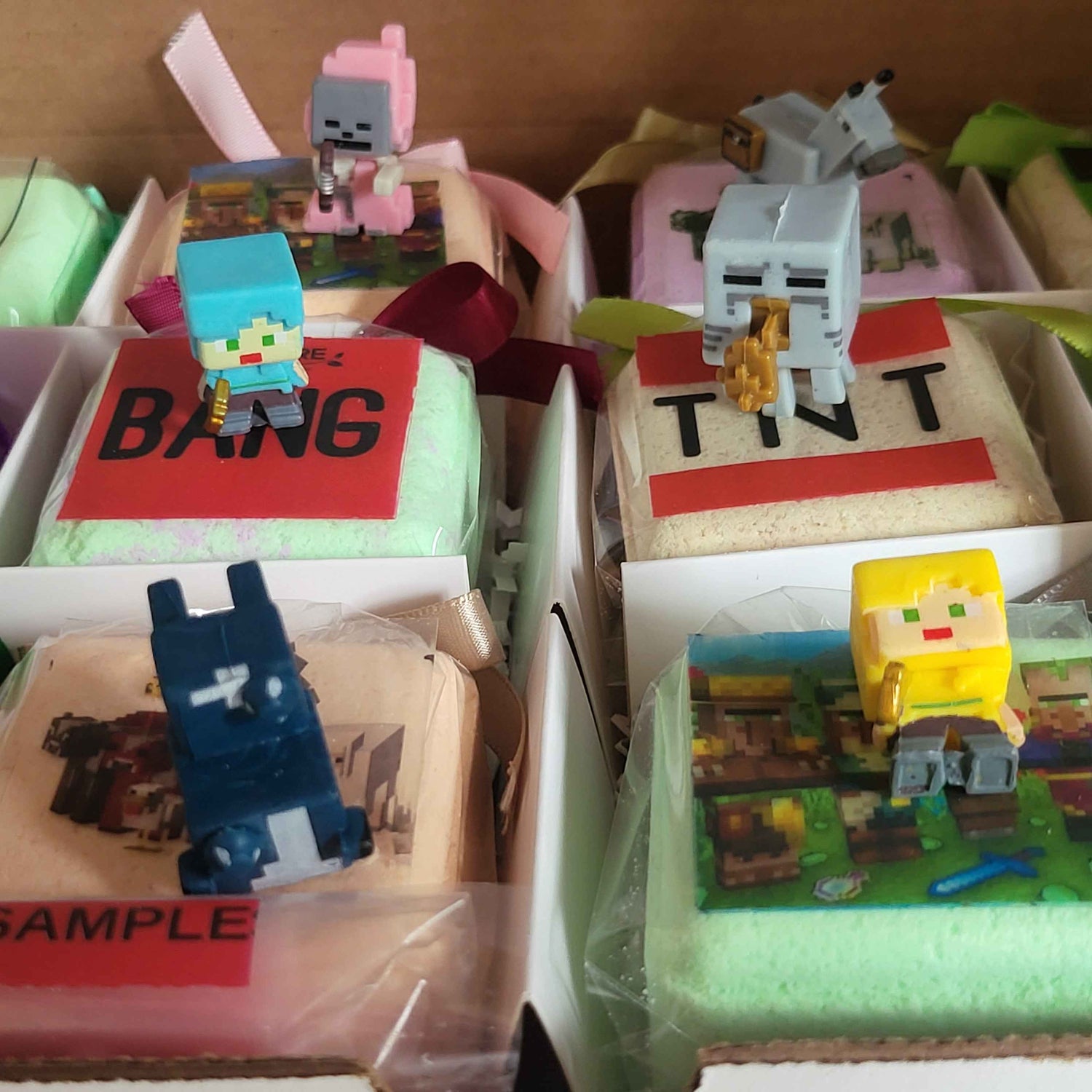 Bath Bombs for Kids with MineCrafter Toys Inside - BANG - BOOM - TNT - MADE in US, Natural Ingredients (12 Count) Pack of 1