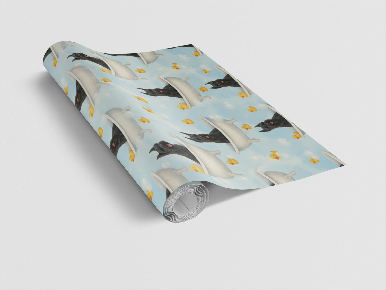 Rubber Ducky Giant Schnauzer Splash