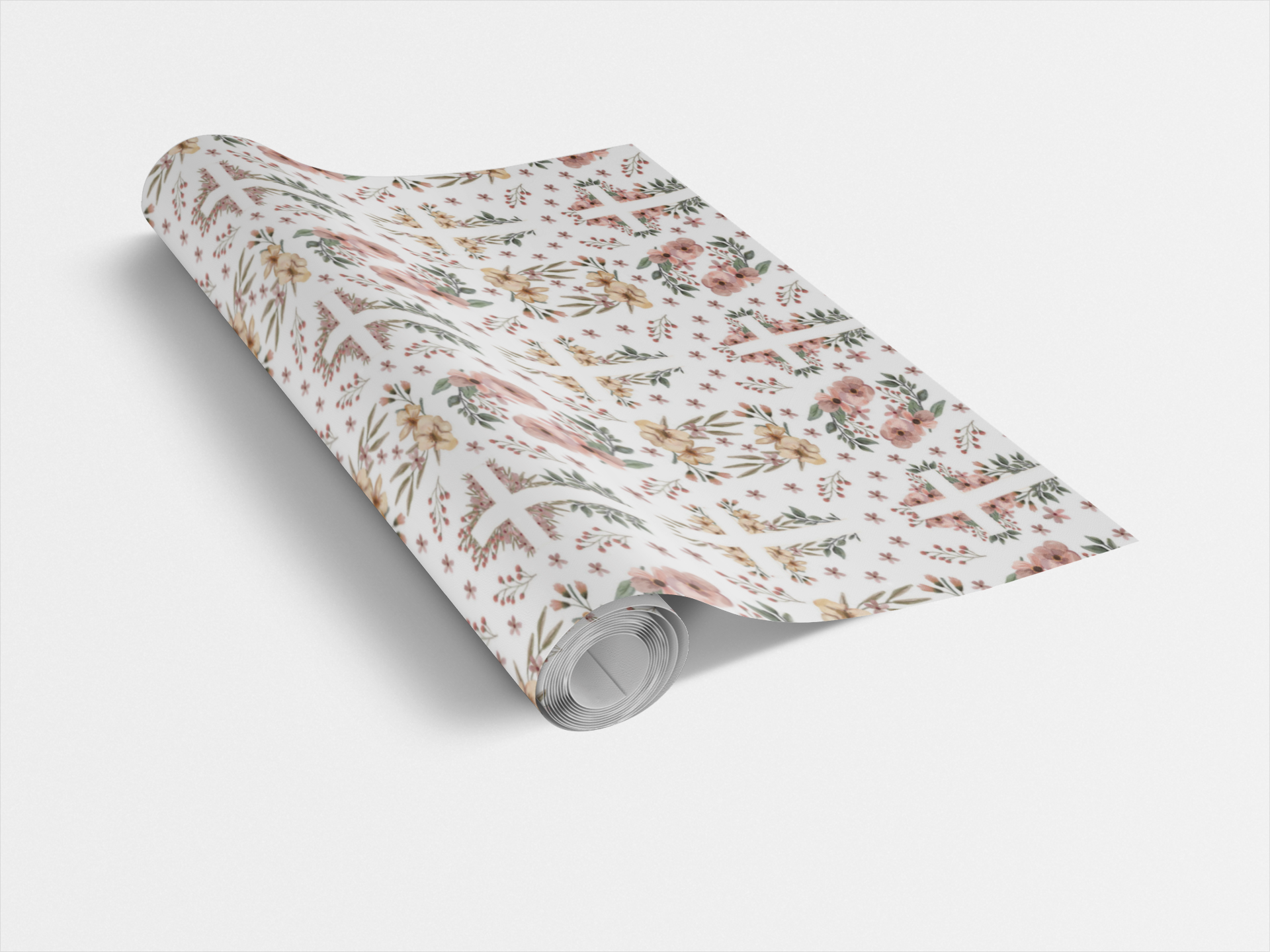 Easter Floral Cross - Earth Tone