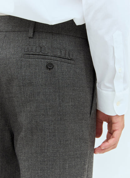 Miu Miu Men Marled Wool Pants by Luosophy