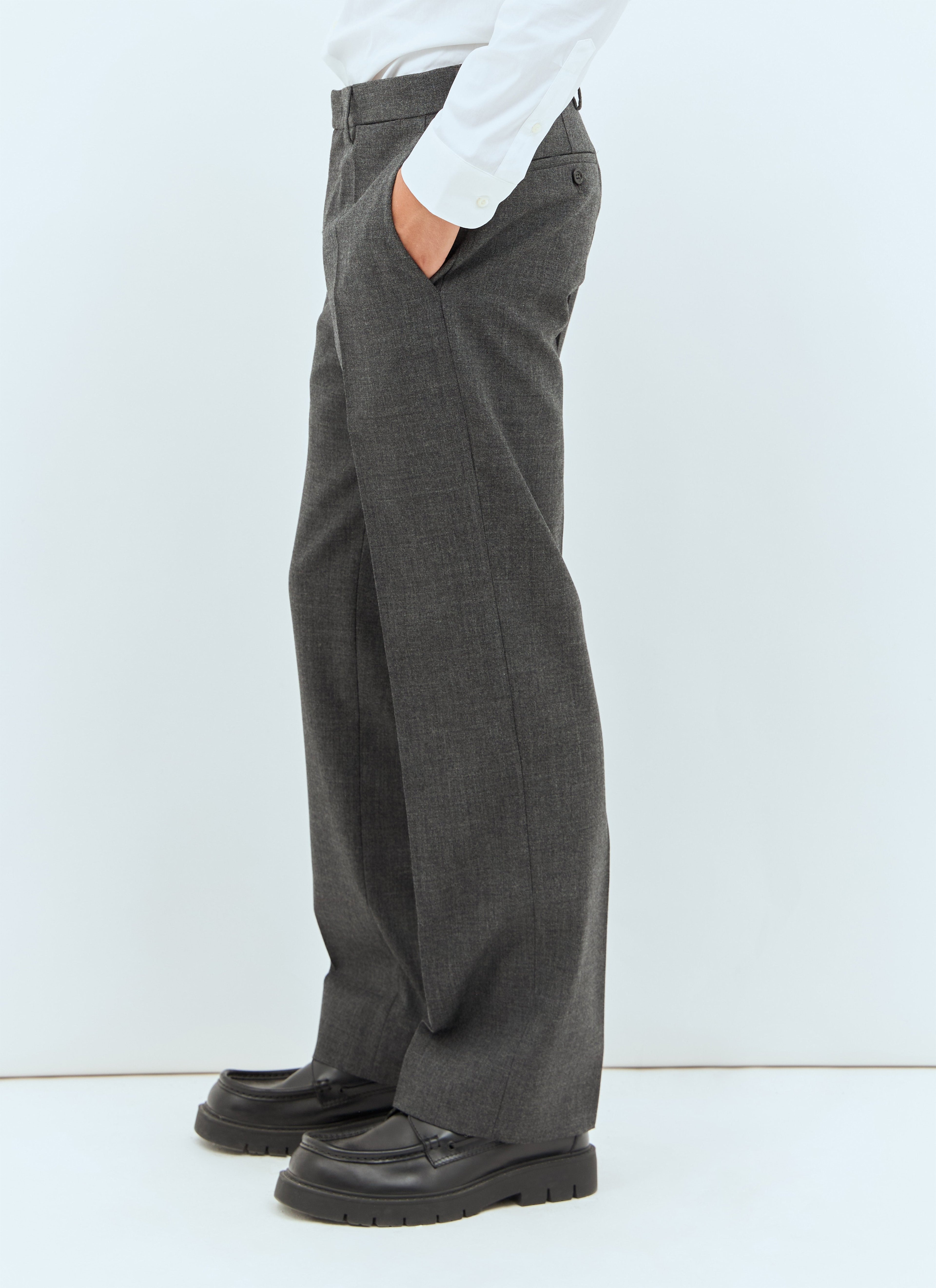 Miu Miu Men Marled Wool Pants by Luosophy
