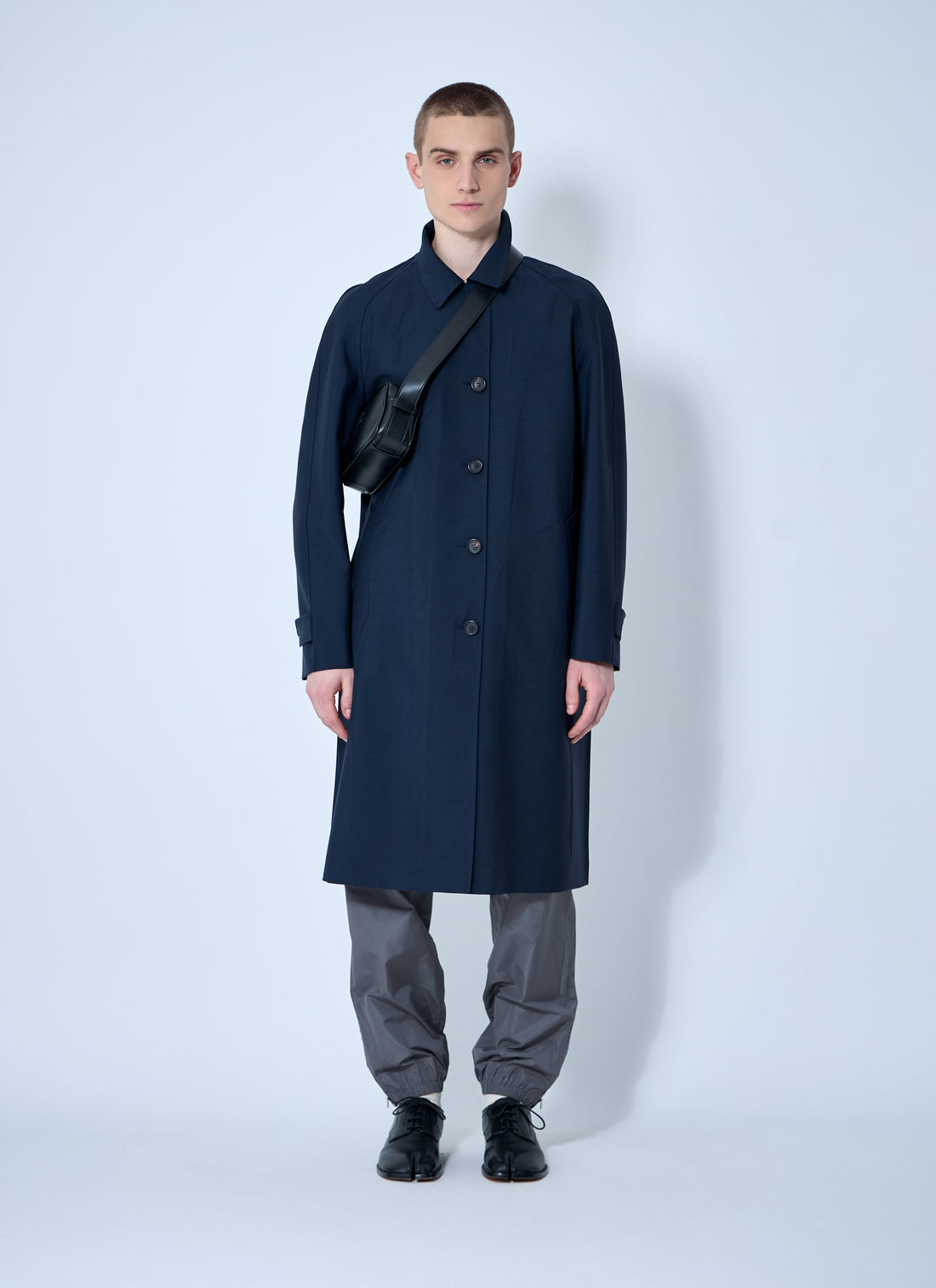 Miu Miu Men Single-Breasted Mohair Coat by Luosophy