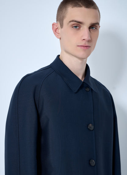Miu Miu Men Single-Breasted Mohair Coat by Luosophy