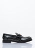 Miu Miu Women Studded Leather Loafers by Luosophy