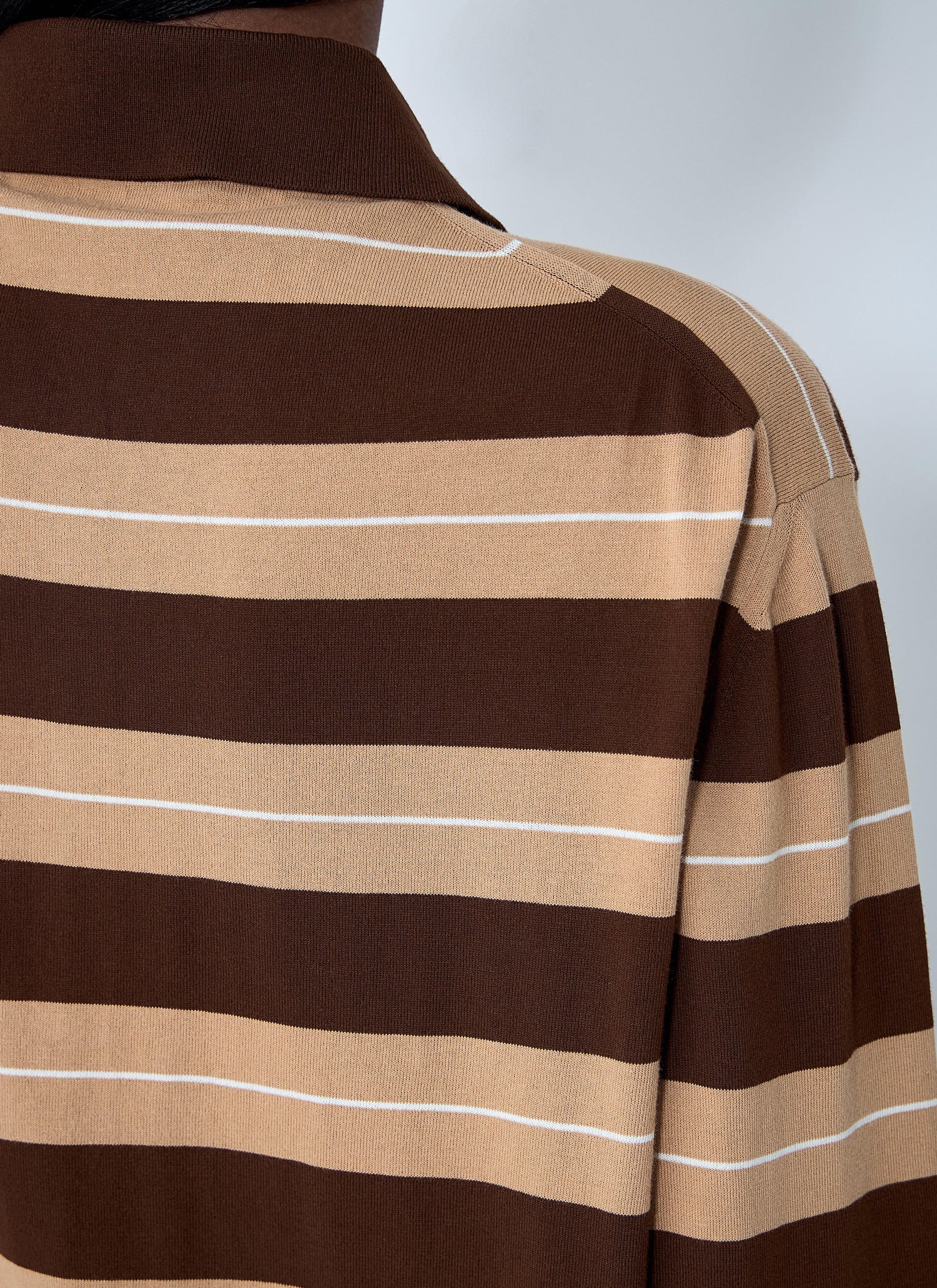 Miu Miu Women Cotton Striped Polo Shirt by Luosophy