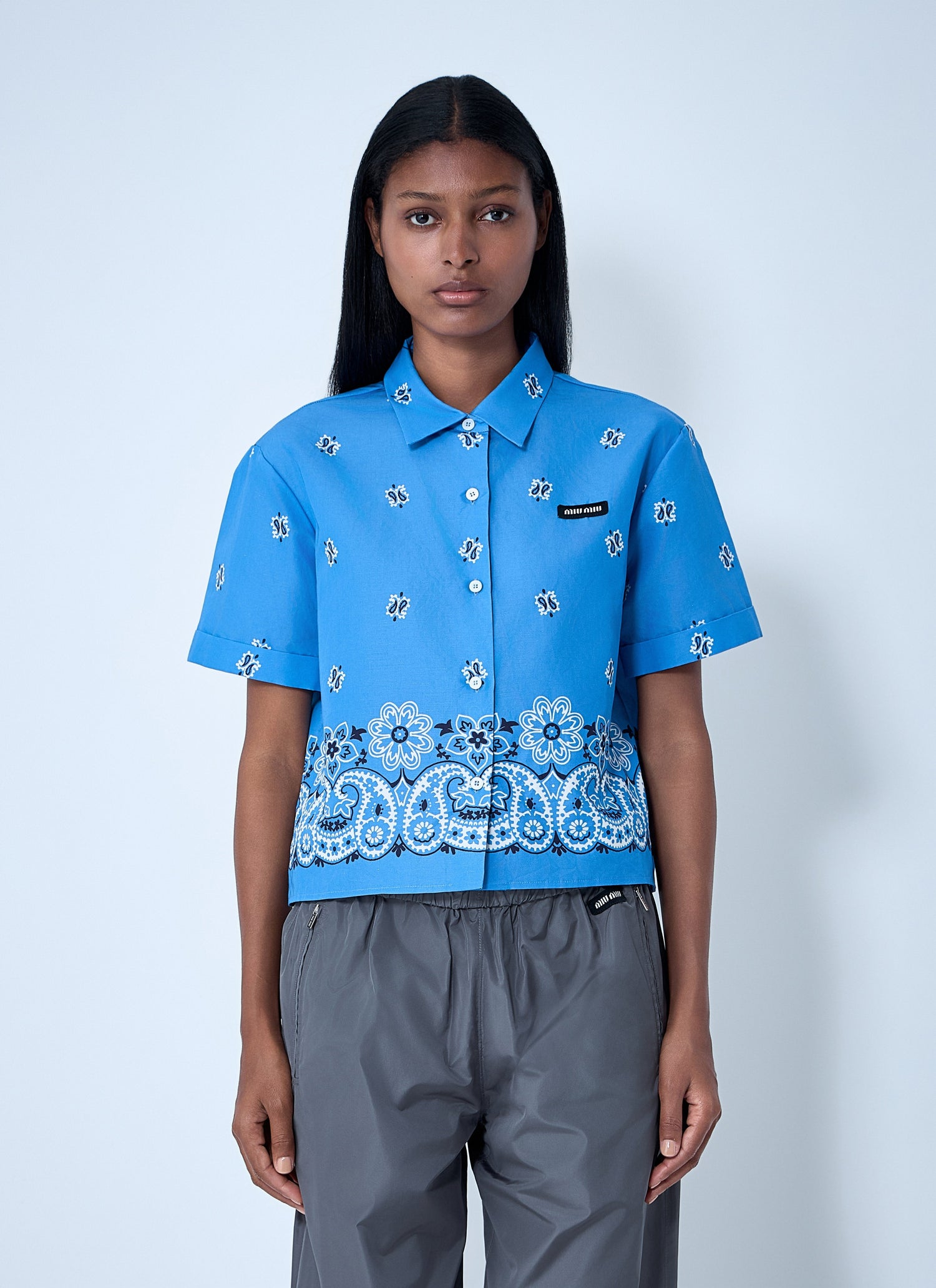 Miu Miu Women Bandana Shirt by Luosophy