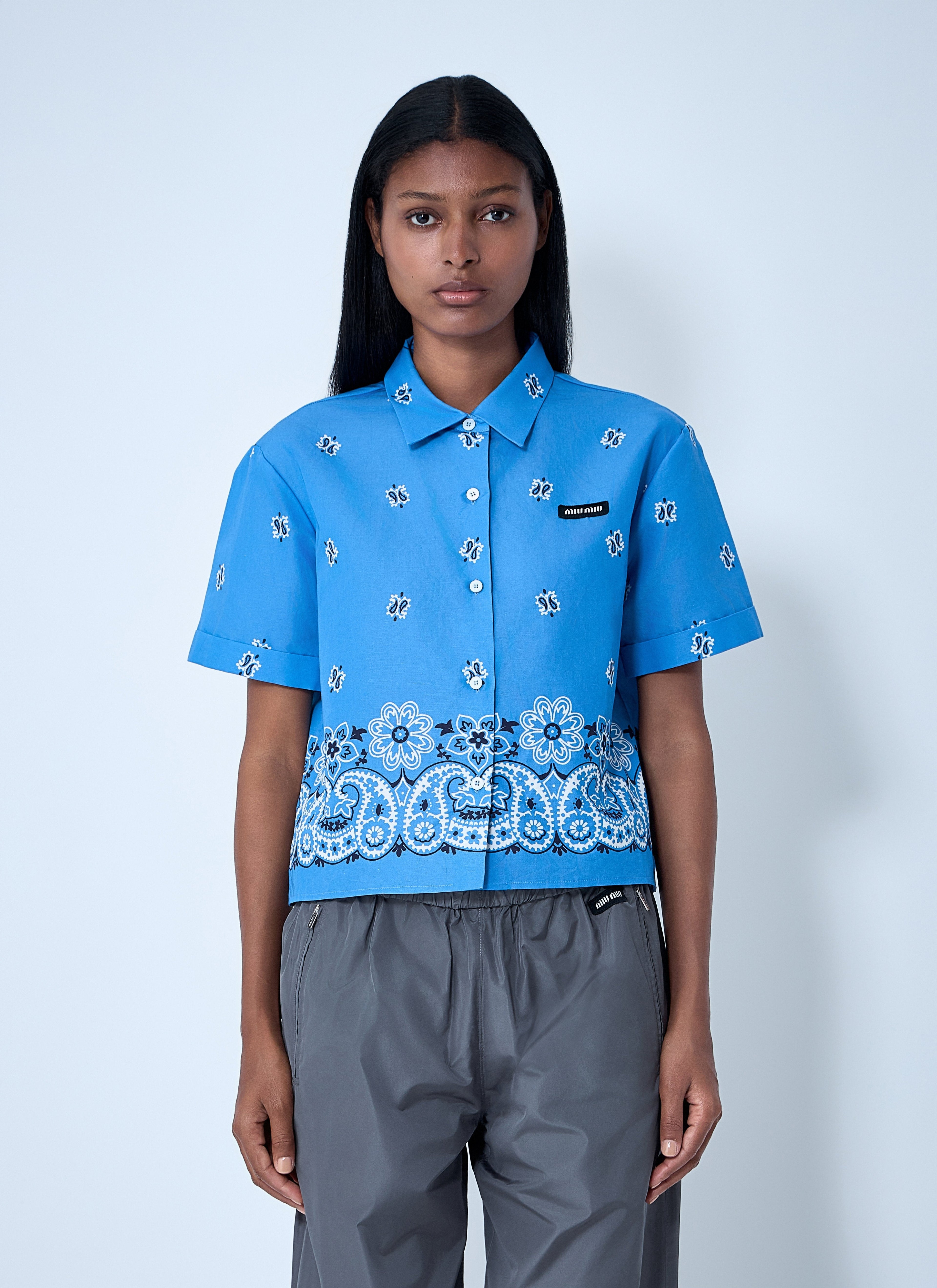Miu Miu Women Bandana Shirt by Luosophy