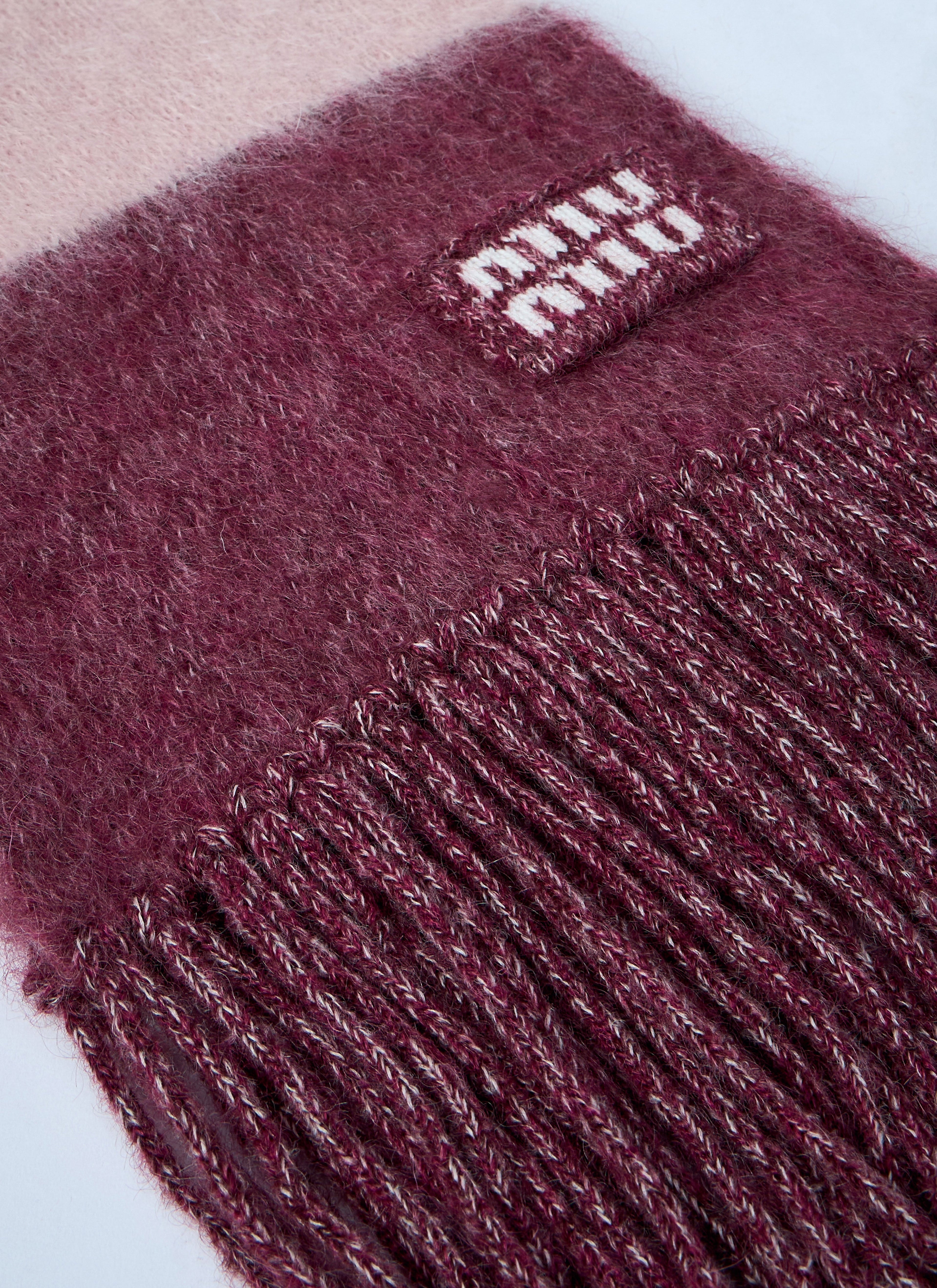 Miu Miu Women Logo Motif Scarf by Luosophy