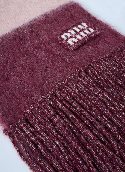 Miu Miu Women Logo Motif Scarf by Luosophy