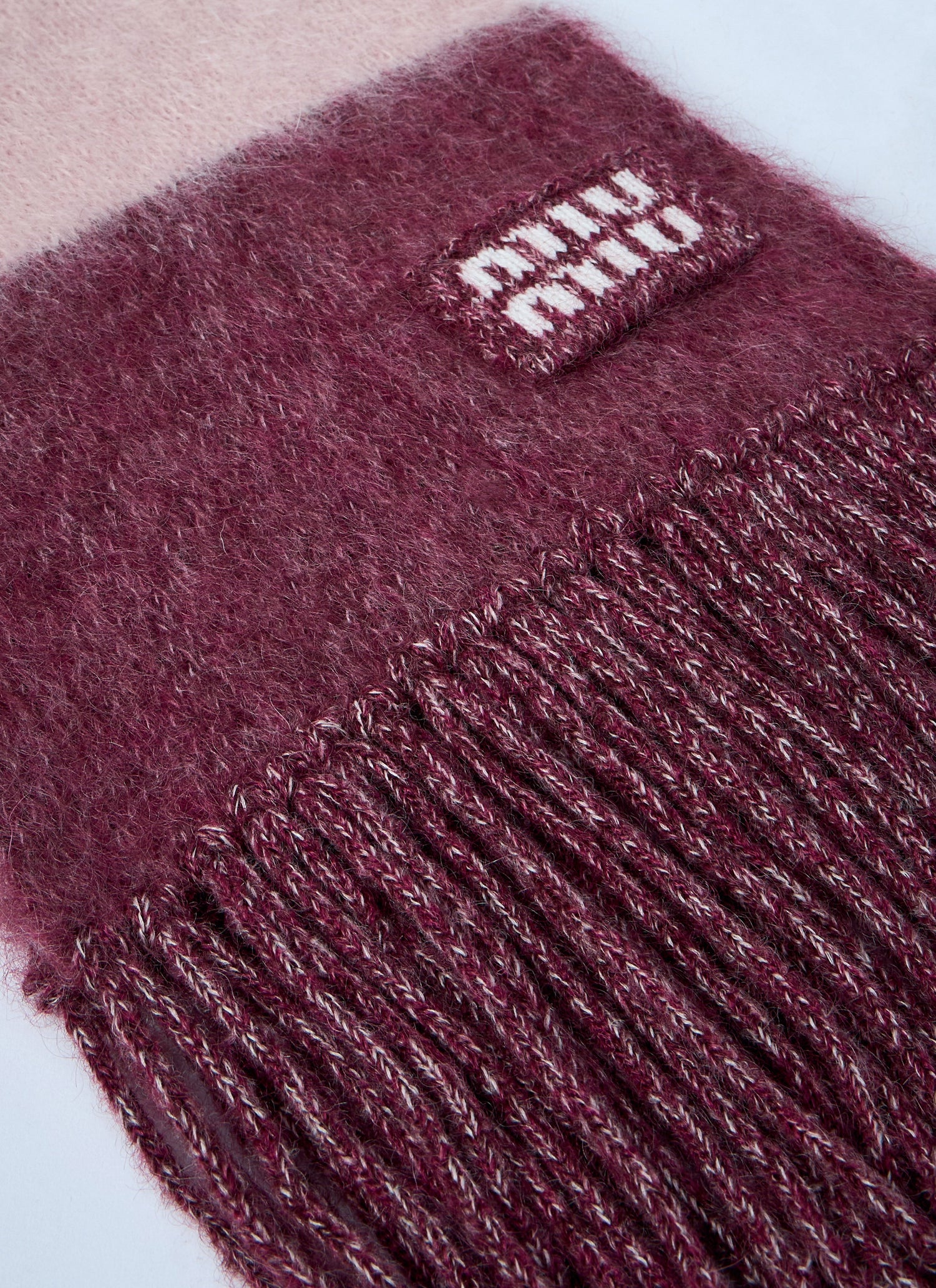 Miu Miu Women Logo Motif Scarf by Luosophy