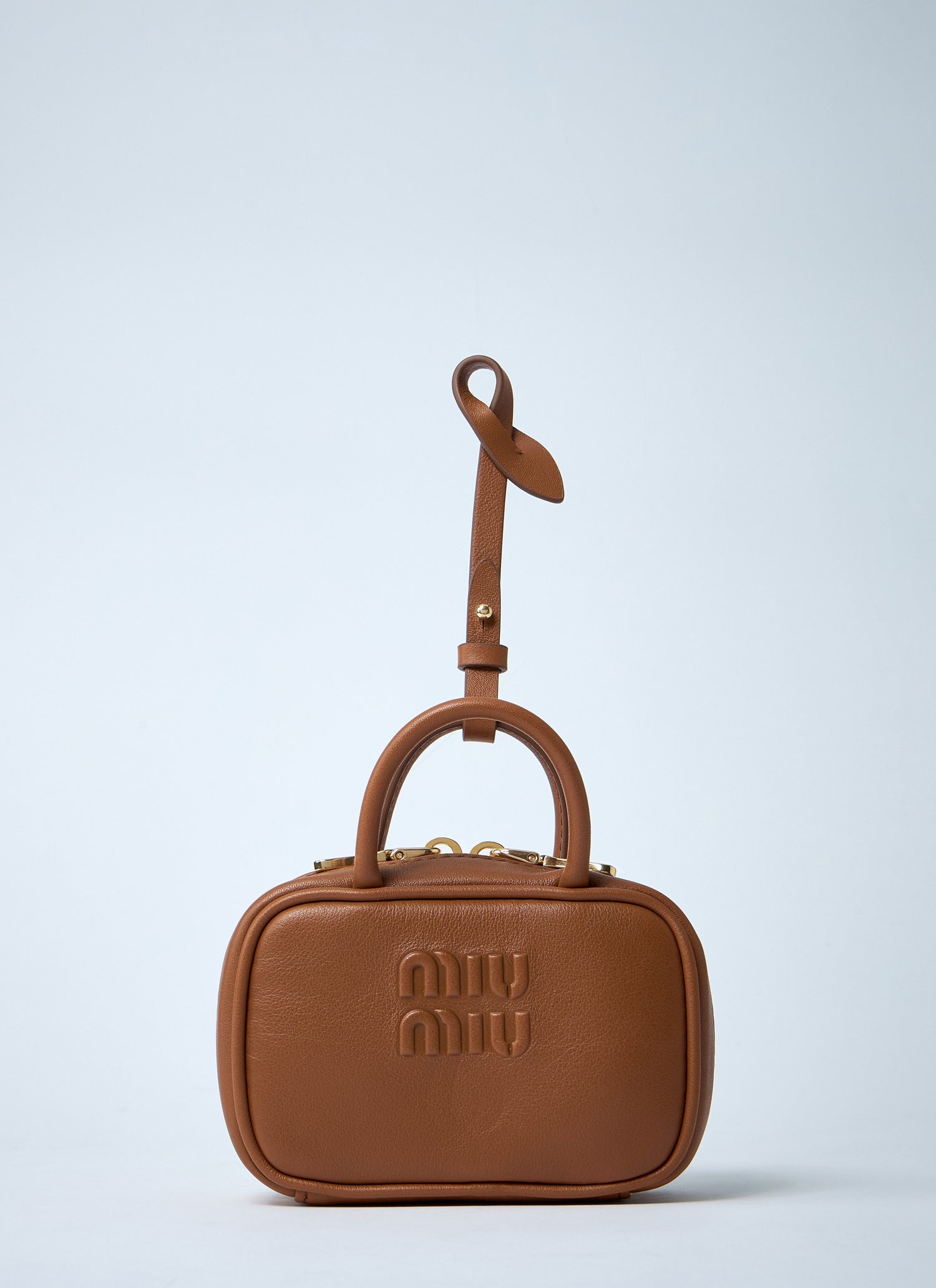 Miu Miu Women Micro Beau Leather Bag by Luosophy