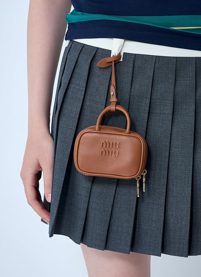 Miu Miu Women Micro Beau Leather Bag by Luosophy