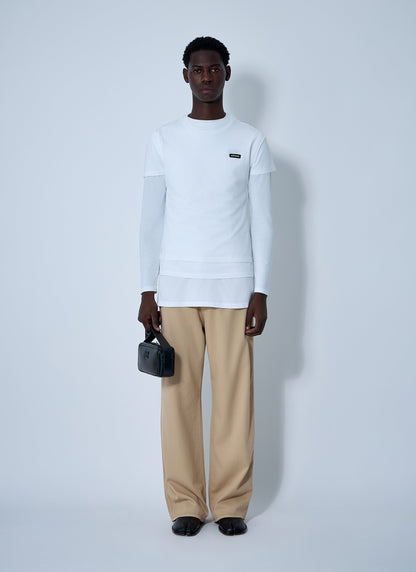 Miu Miu Men Set Of Three Logo Motif T-Shirts by Luosophy