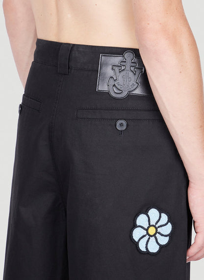 1 Moncler Jw Anderson Women Floral Bermuda Shorts by Luosophy