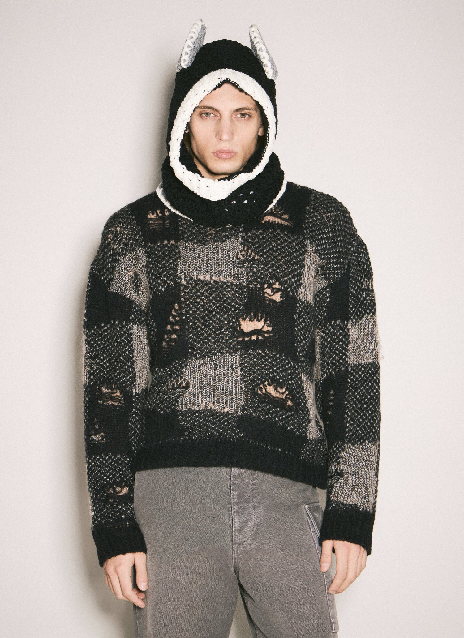 Marni Men Donkey Puppet Balaclava by Luosophy