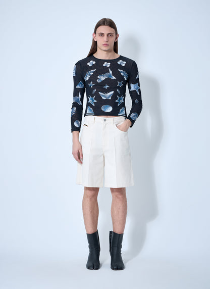 Marni Men Cotton Bermuda Shorts by Luosophy