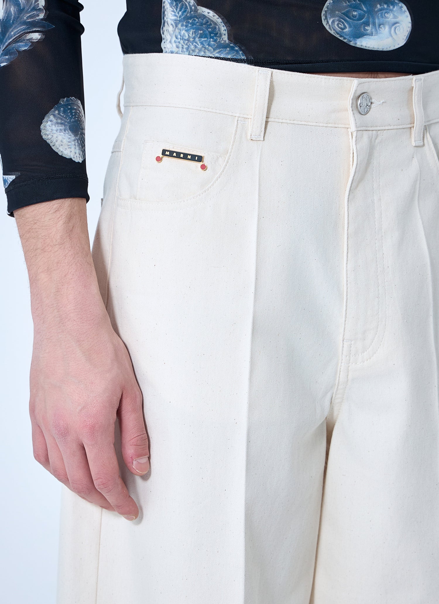 Marni Men Cotton Bermuda Shorts by Luosophy