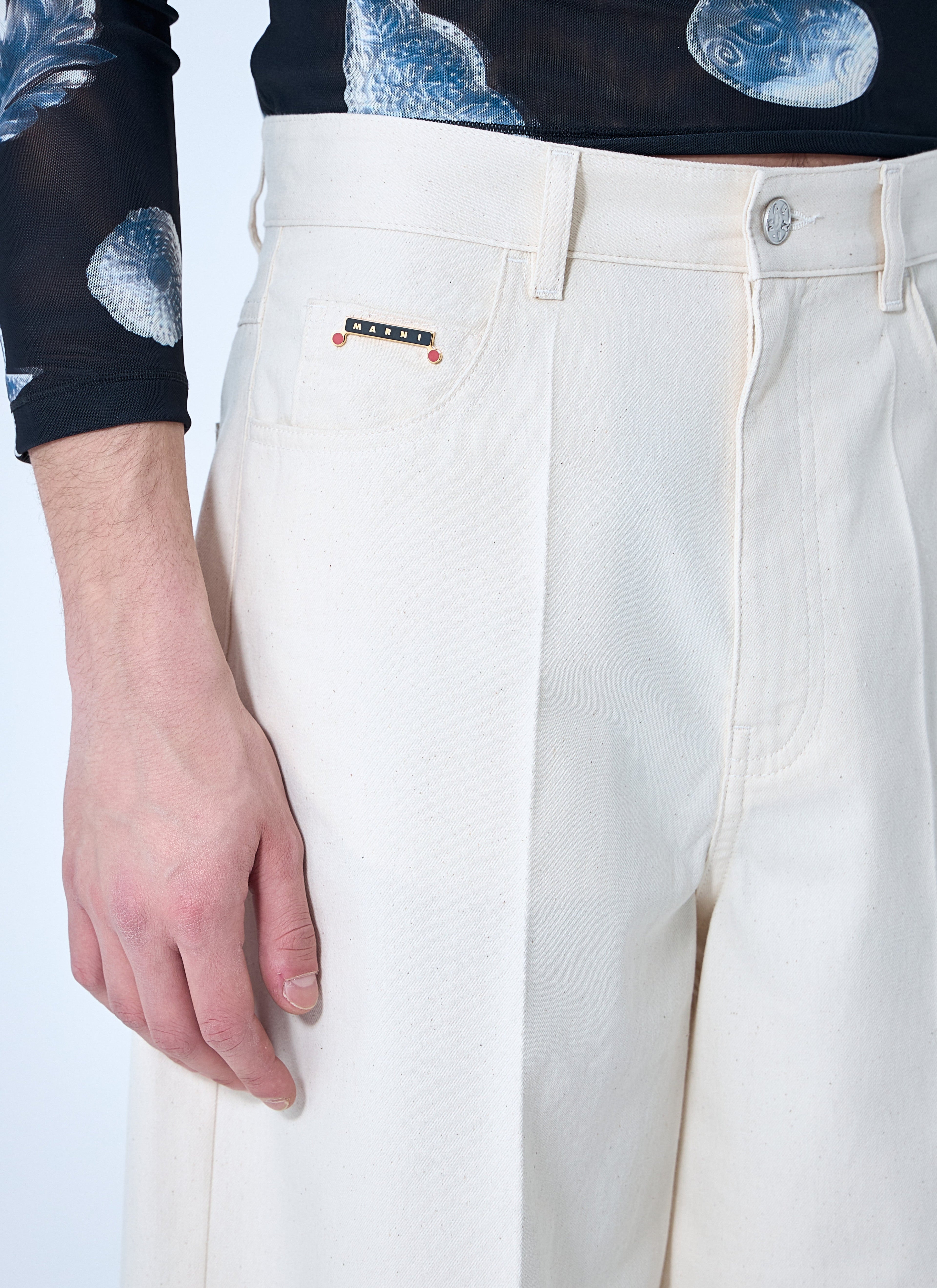 Marni Men Cotton Bermuda Shorts by Luosophy