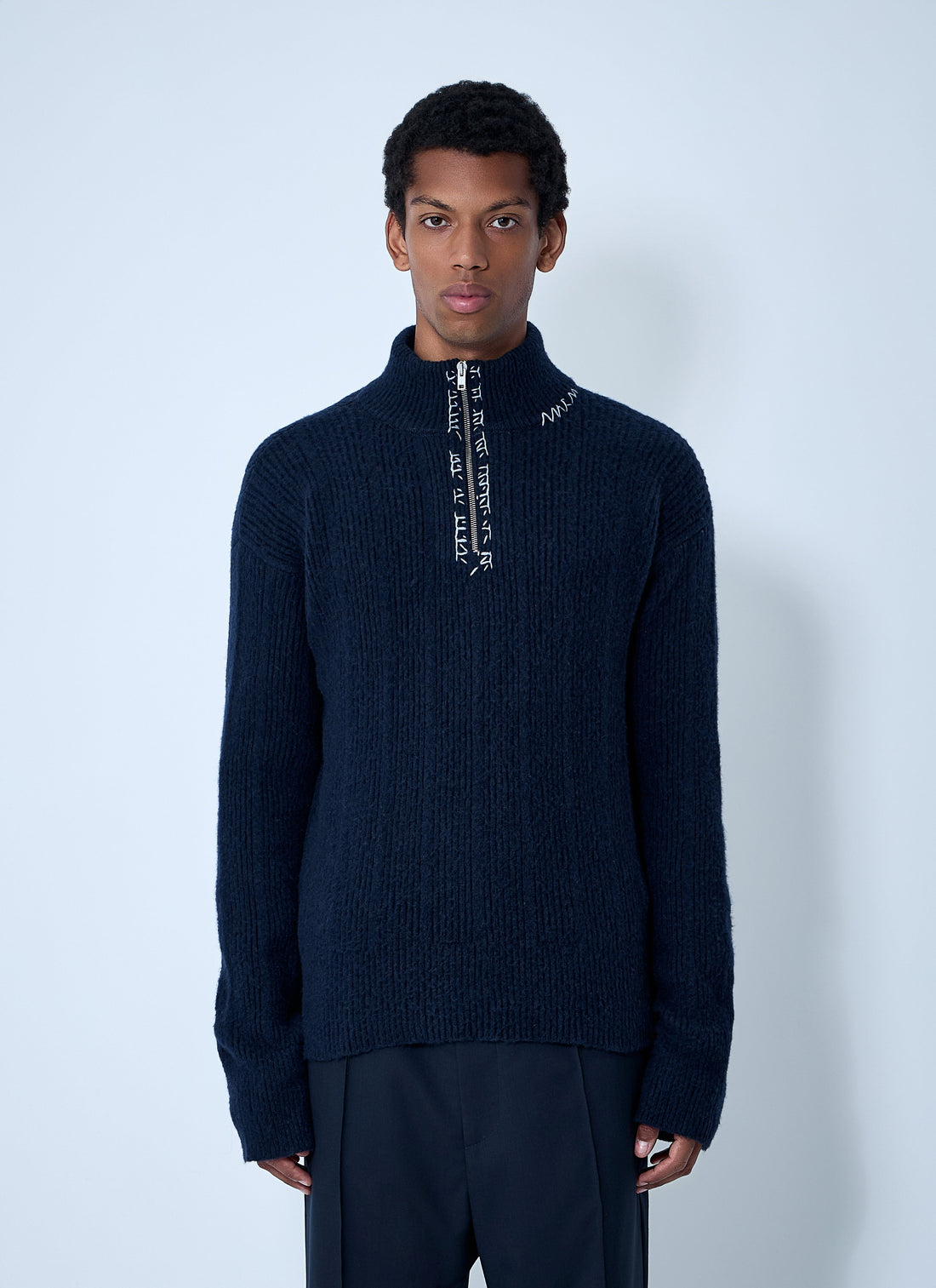 Marni Men Logo Embroidery Sweater by Luosophy