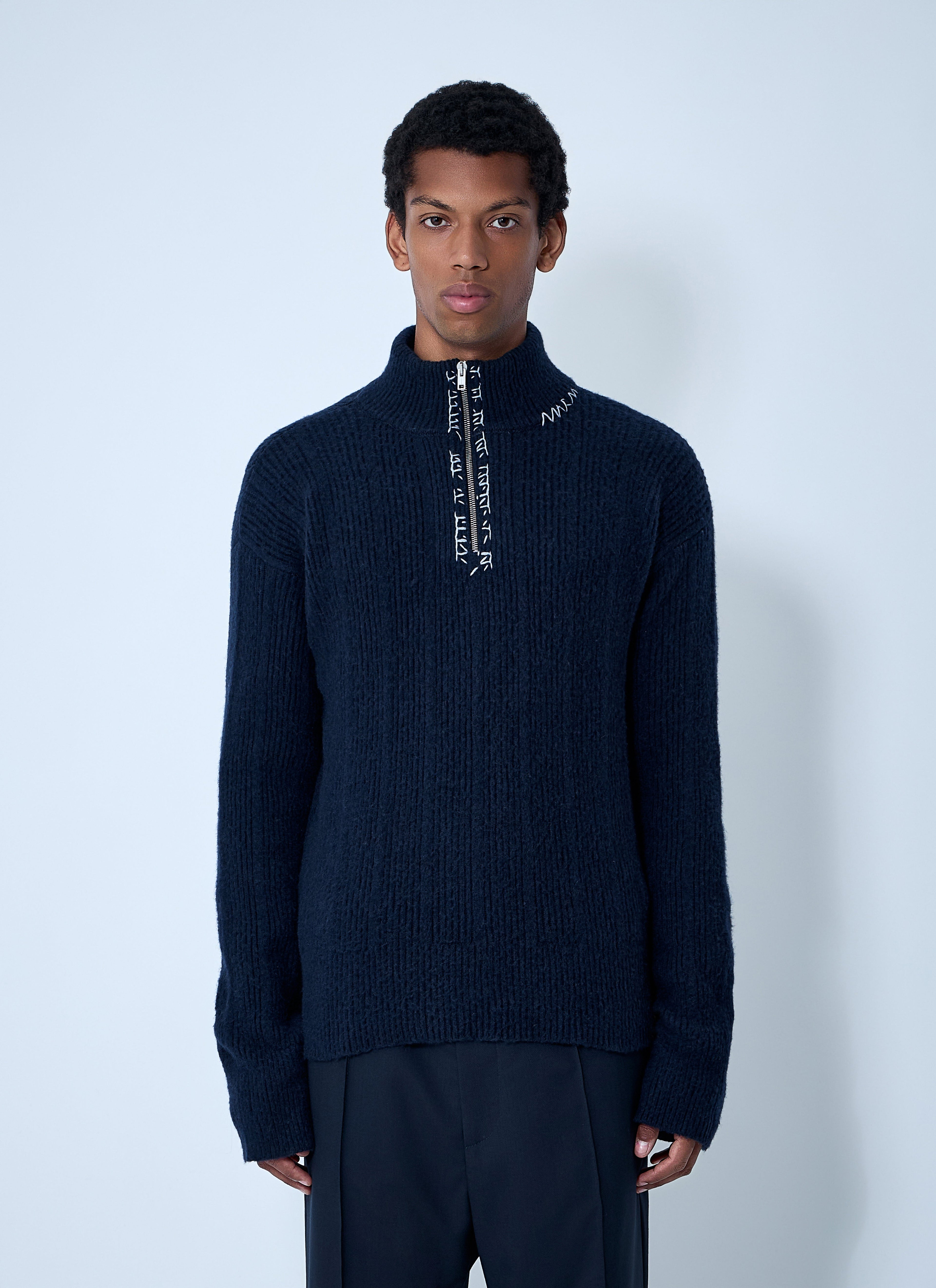 Marni Men Logo Embroidery Sweater by Luosophy