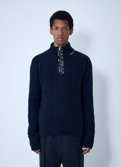 Marni Men Logo Embroidery Sweater by Luosophy