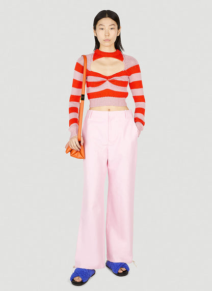 Marni Women Straight Leg Drawstring Pants by Luosophy