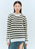 Marni Women Striped Wool-Mohair Sweater by Luosophy