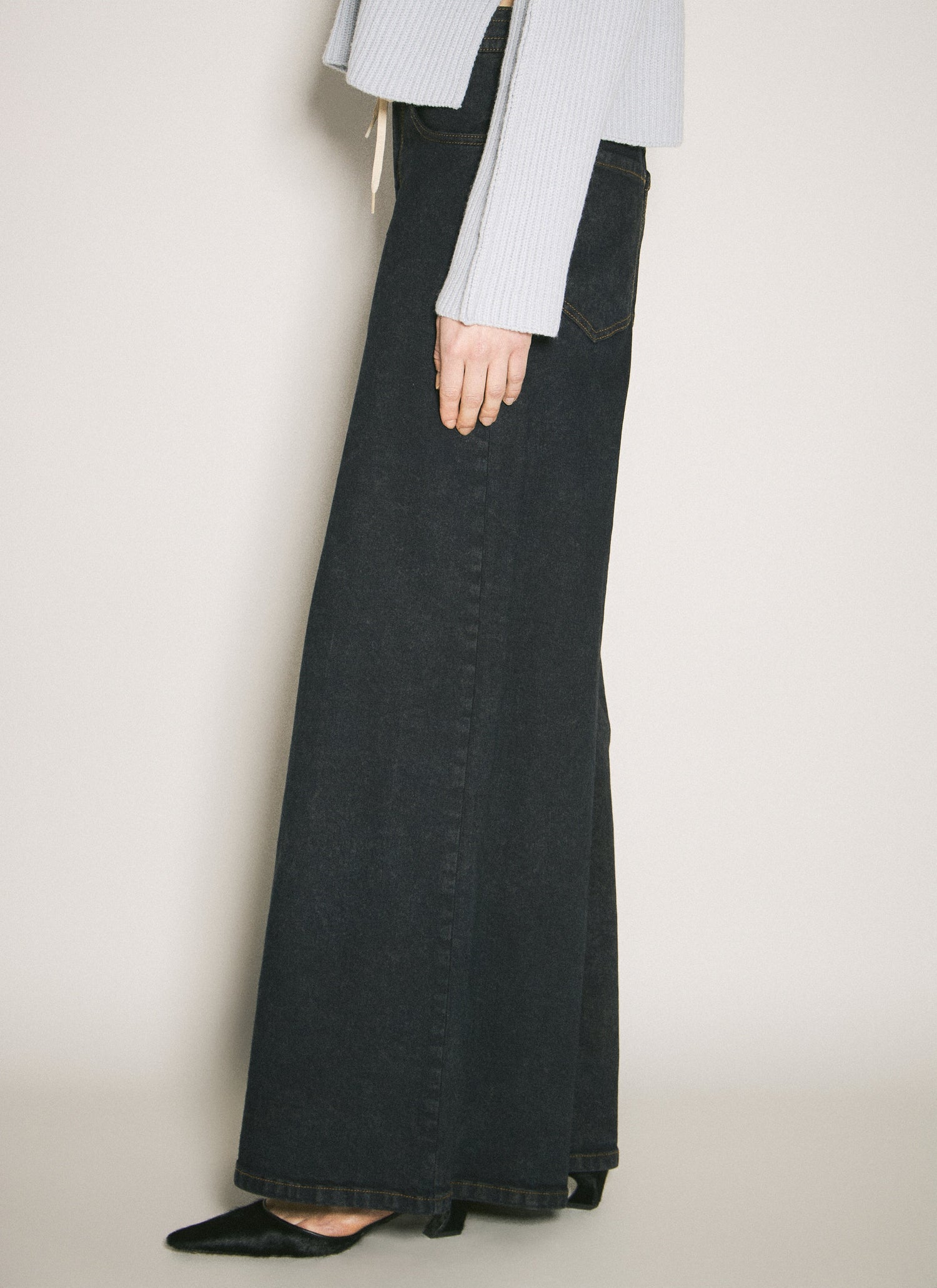 Marni Women Wide-Leg Stretch Jeans by Luosophy