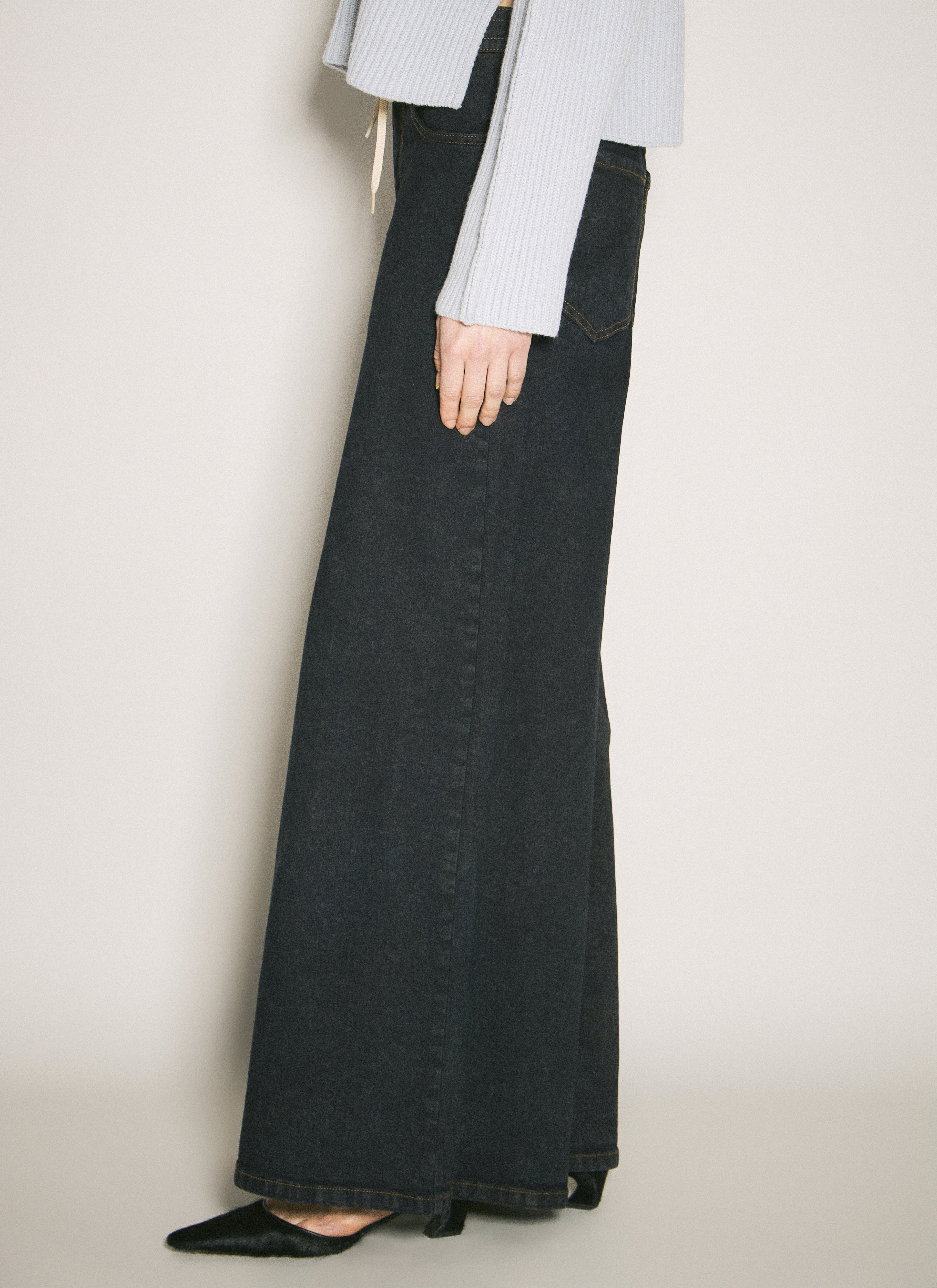 Marni Women Wide-Leg Stretch Jeans by Luosophy