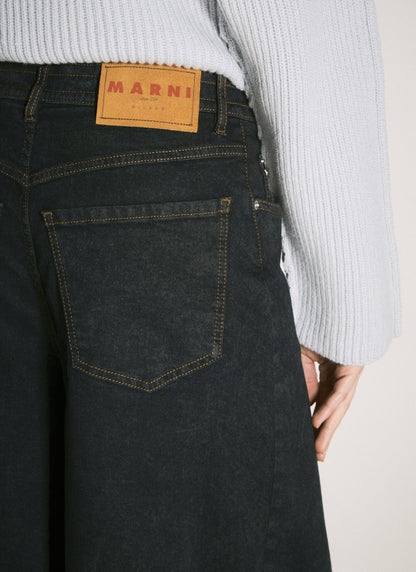 Marni Women Wide-Leg Stretch Jeans by Luosophy