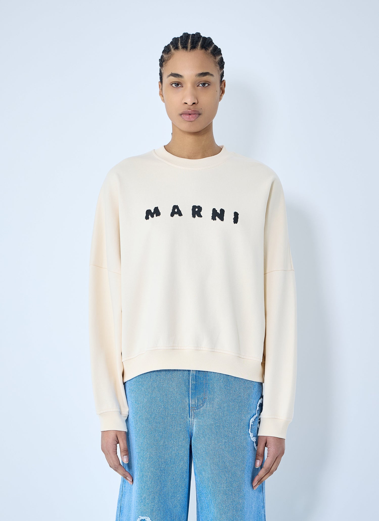 Marni Women Logo Print Sweatshirt by Luosophy