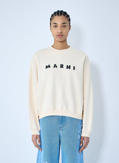 Marni Women Logo Print Sweatshirt by Luosophy