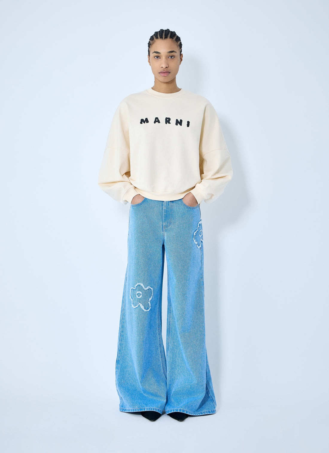 Marni Women Logo Print Sweatshirt by Luosophy