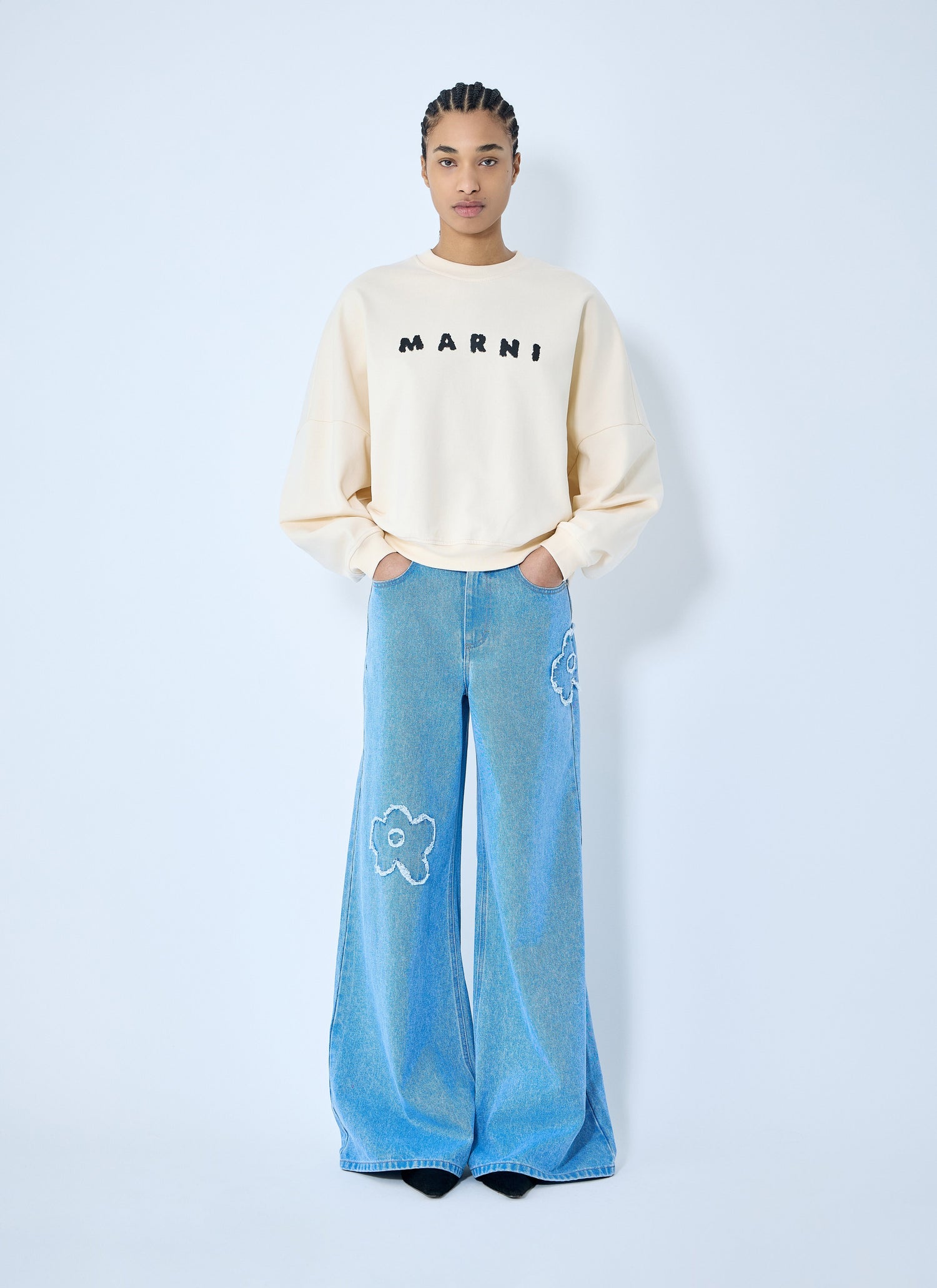 Marni Women Logo Print Sweatshirt by Luosophy