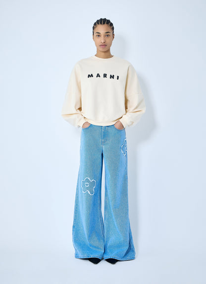 Marni Women Logo Print Sweatshirt by Luosophy