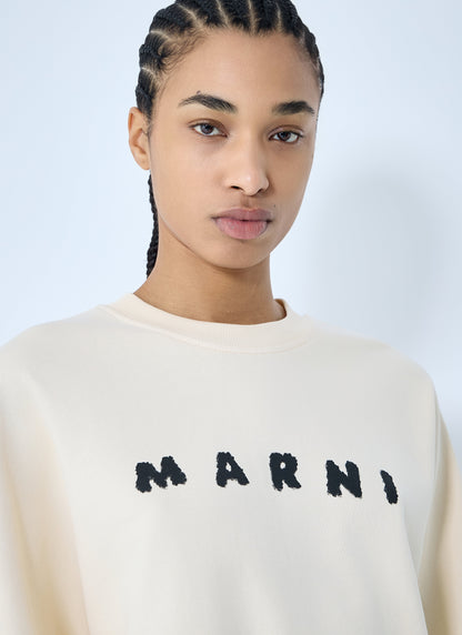 Marni Women Logo Print Sweatshirt by Luosophy