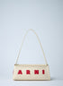 Marni Women Leather Baguette Musuem Shoulder Bag by Luosophy