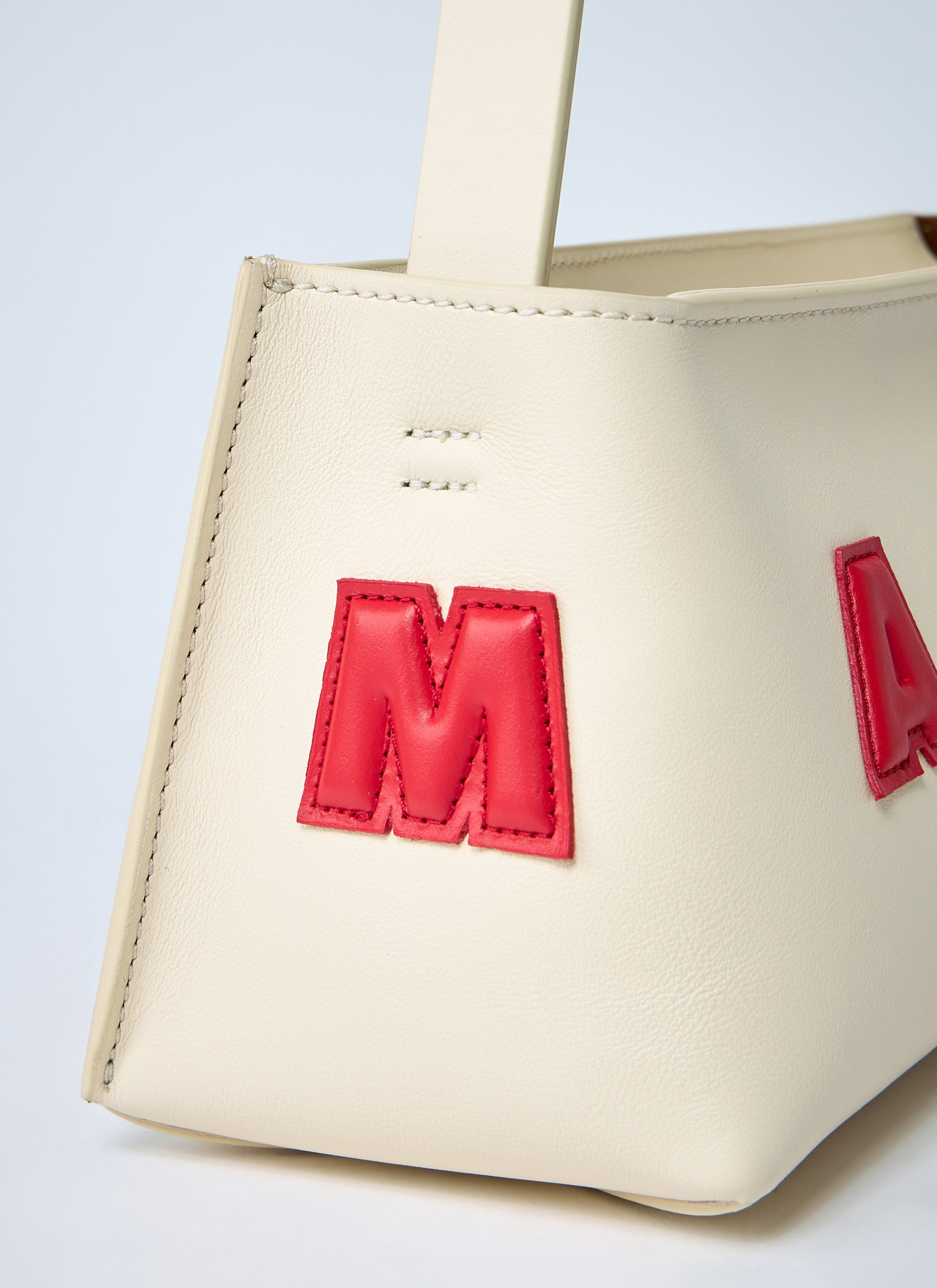 Marni Women Leather Baguette Musuem Shoulder Bag by Luosophy
