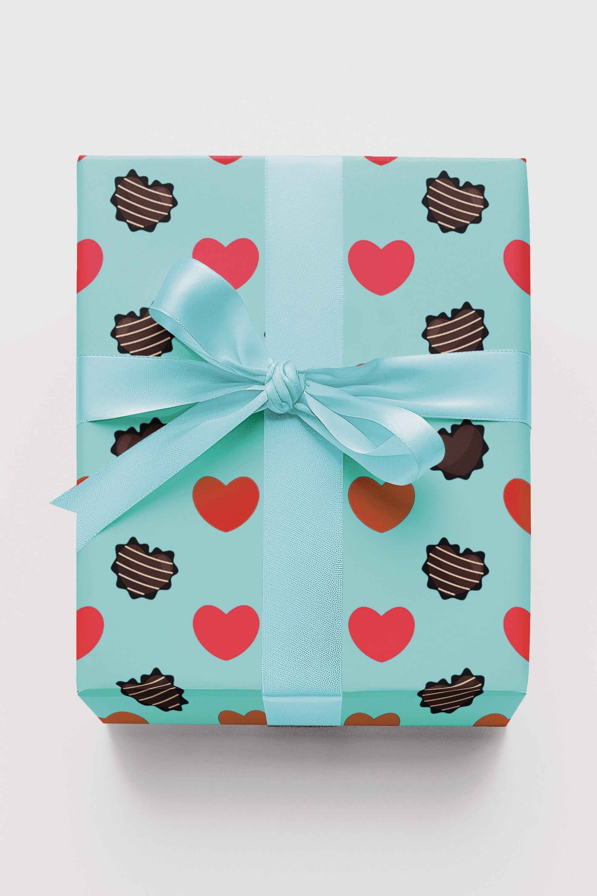 Hearts Choco Blue