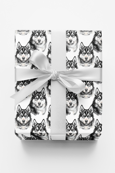 Snow Trails & Husky Tails