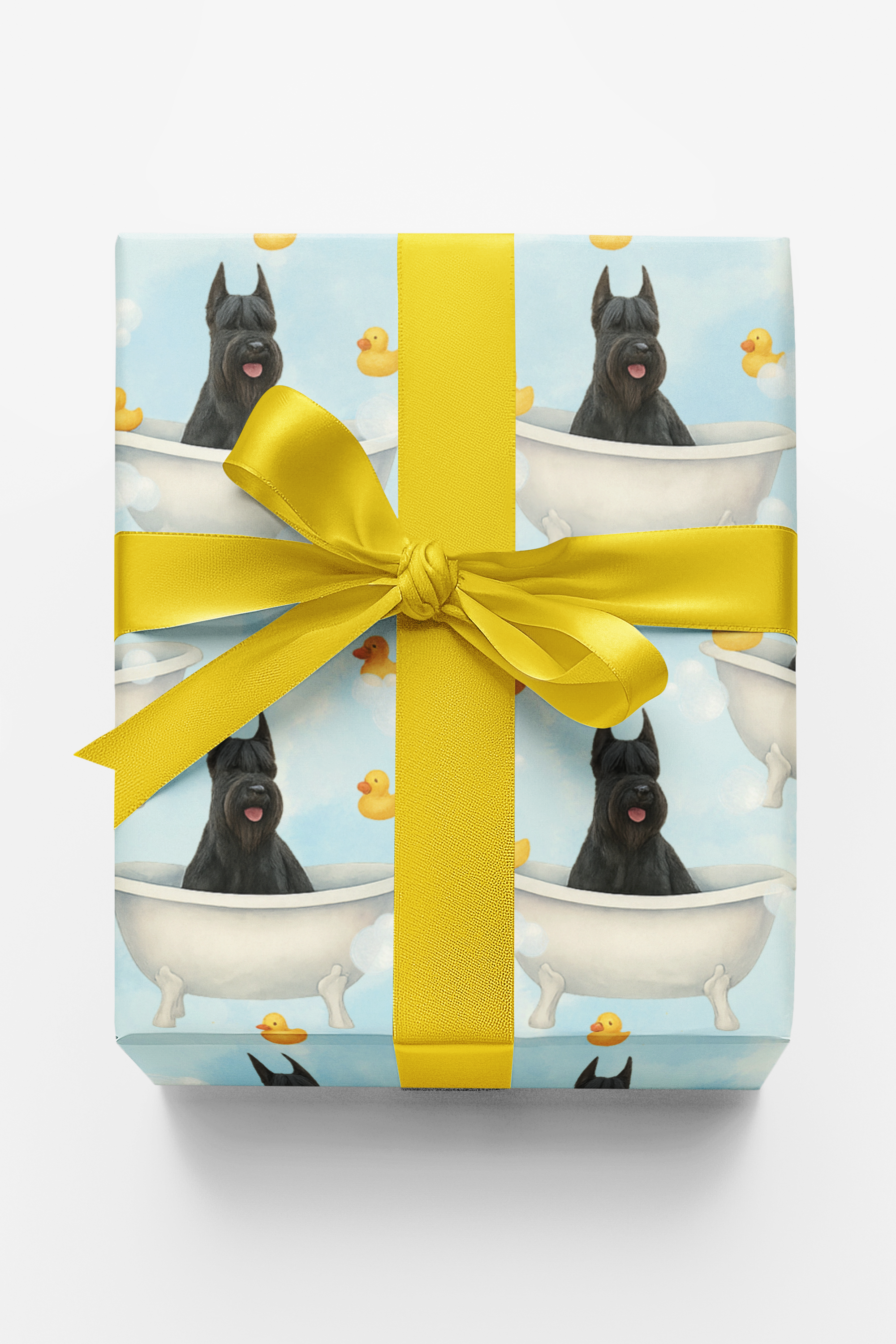 Rubber Ducky Giant Schnauzer Splash