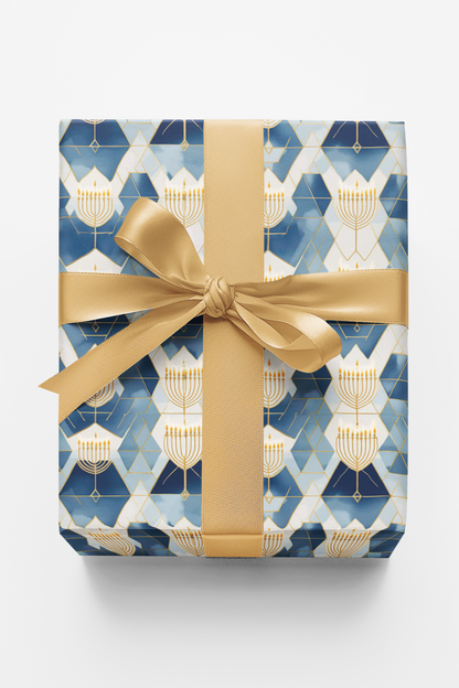 Menorah Dreams and Gilded Beams