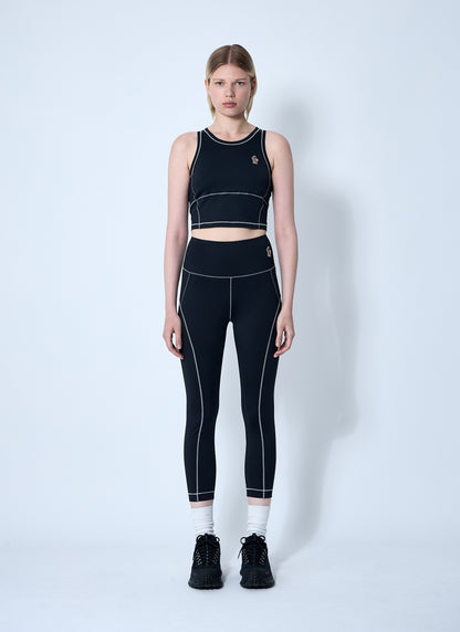 Moncler Grenoble Women Logo Patch Leggings by Luosophy