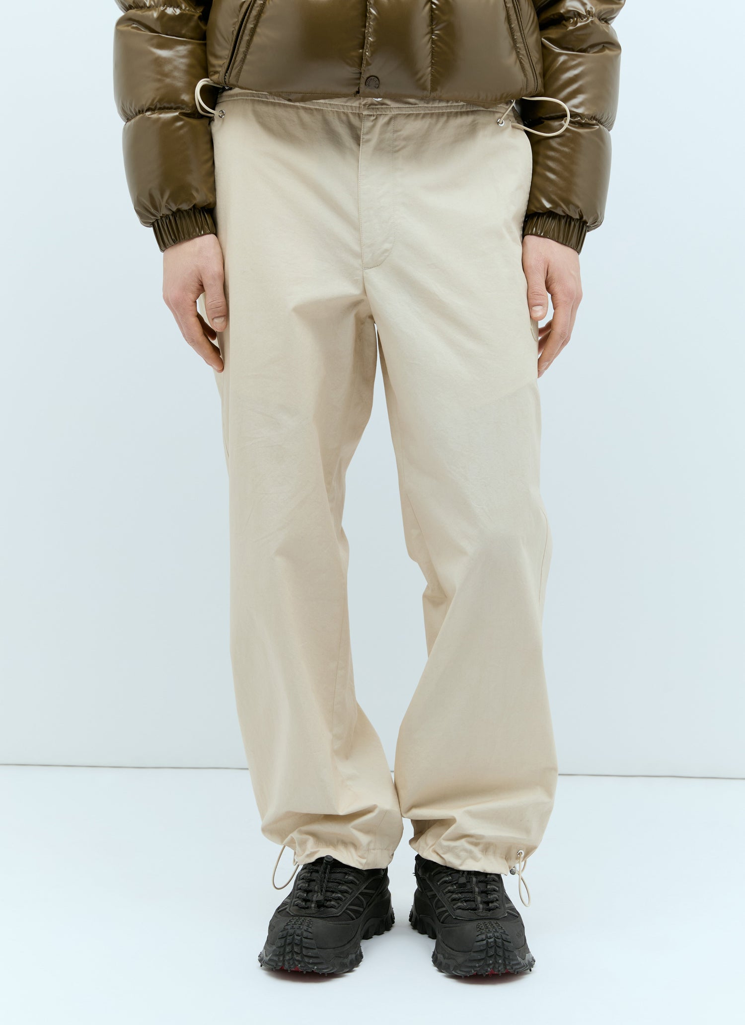Moncler Men Drawstring Poplin Pants by Luosophy