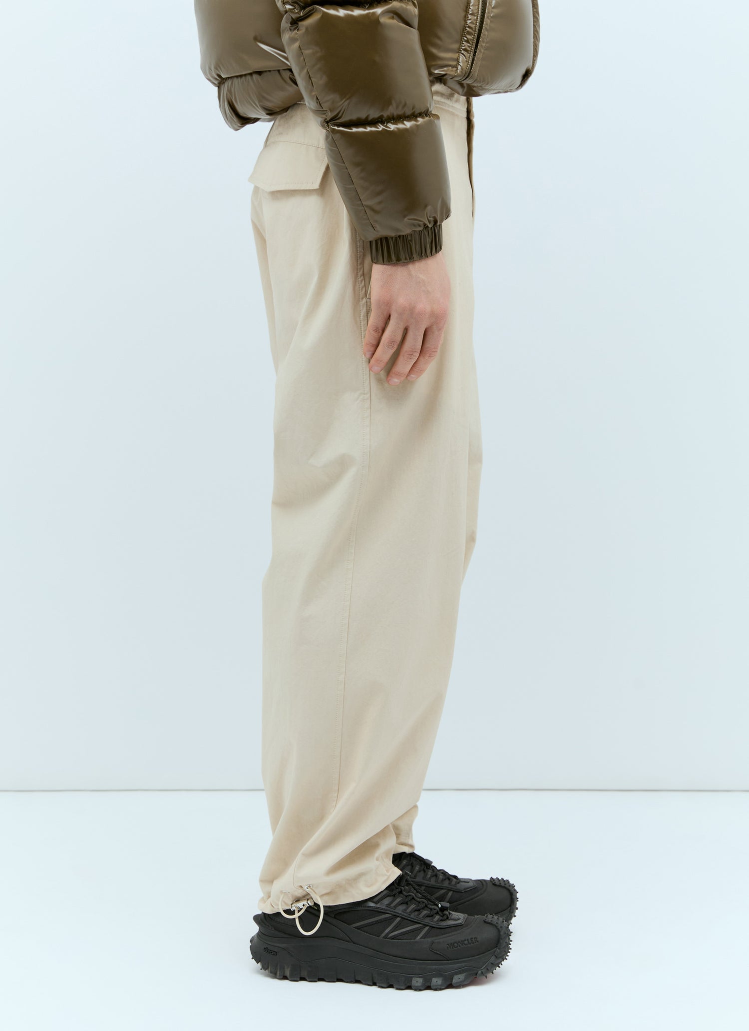 Moncler Men Drawstring Poplin Pants by Luosophy
