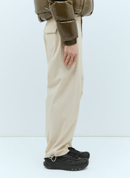 Moncler Men Drawstring Poplin Pants by Luosophy