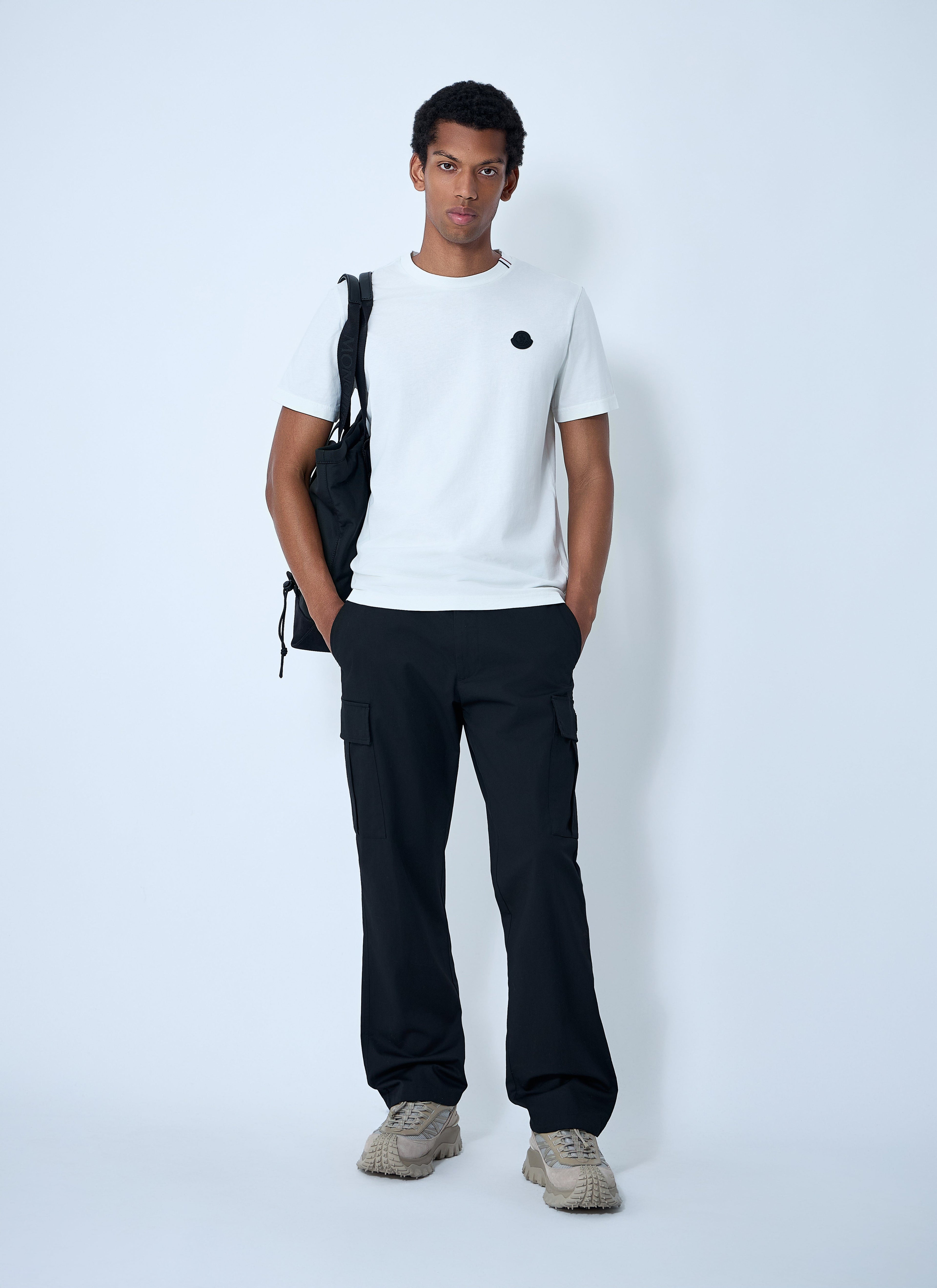Moncler Men Logo Motif T-Shirt by Luosophy