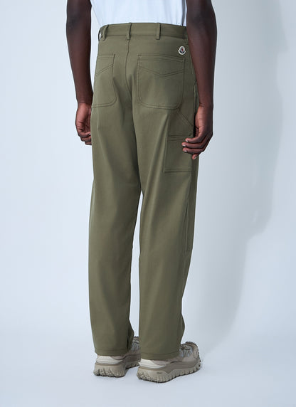 Moncler Men Logo Patch Pants by Luosophy