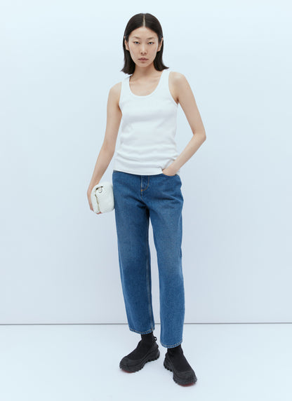 Moncler Women Logo Embroidery Tank Top by Luosophy
