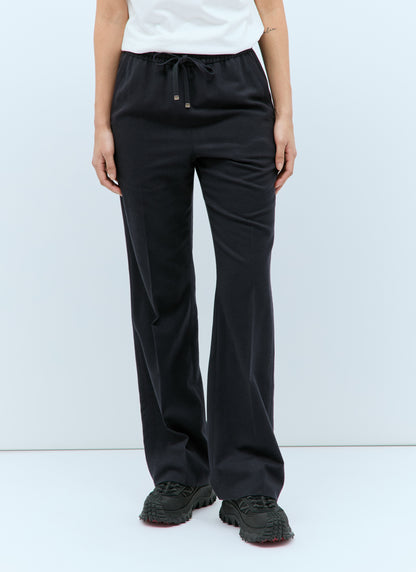 Moncler Women Wool-Blend Drawstring Trackpants by Luosophy